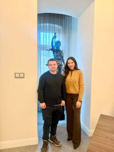 Patrycja Szmagalska z klientami