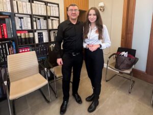 Patrycja Szmagalska z klientami